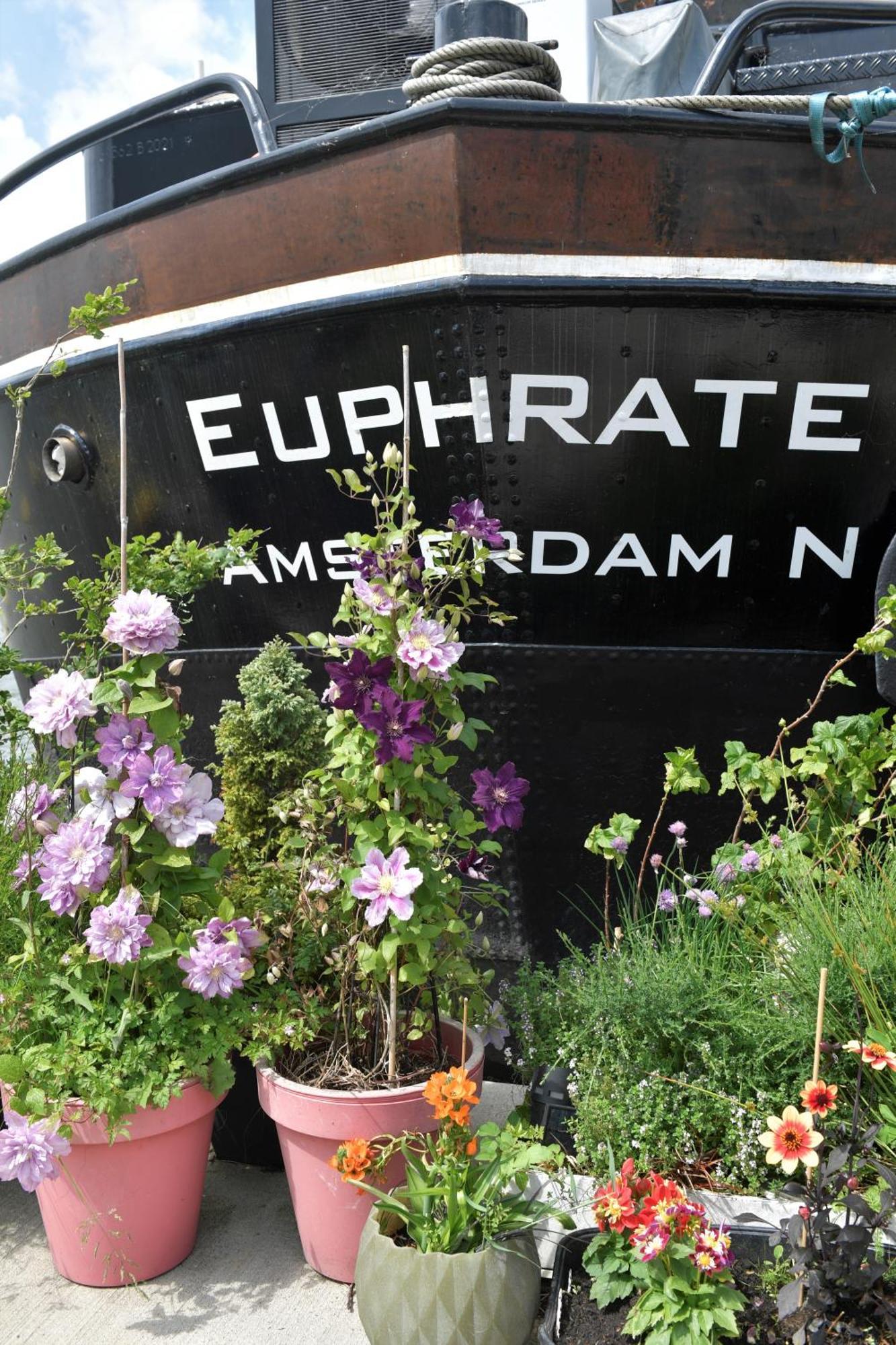 阿姆斯特丹 Euphrate Houseboat酒店 外观 照片